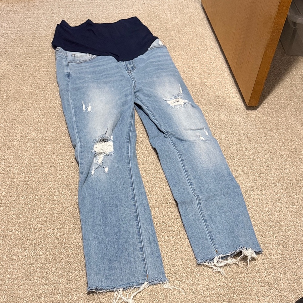 Pinkblush Maternity Ankle Jeans